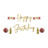 GUIRLANDE LETTRES HAPPY BIRTHDAY OR ET ROSE GOLD 1.5 M
