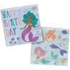 20 SERVIETTES PAPIER SIRENE MERMAID MAGIC 33 X 33 CM