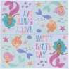 20 SERVIETTES PAPIER SIRENE MERMAID MAGIC 33 X 33 CM