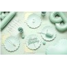 4 GOBELETS EN PLASTIQUE REUTILISABLE VERT PASTEL OU MENTHE 220 ML