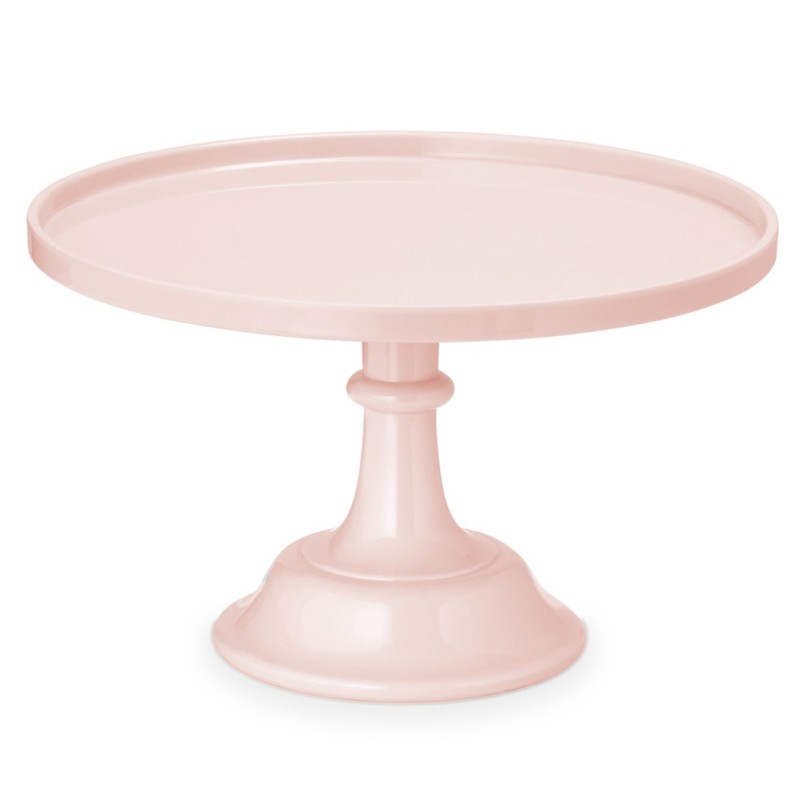SUPPORT A GATEAU ROSE PASTEL ACRYLIQUE 24 X 14.5 CM SUPPORT A GATEAU ROSE PASTEL ACRYLIQUE 24 X 14.5 CM
