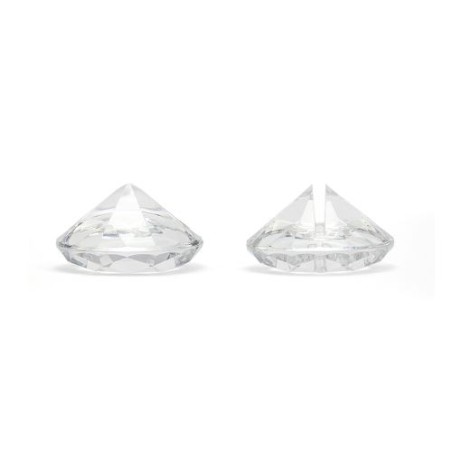 10 MARQUE-PLACE DAMANT TRANSPARENT