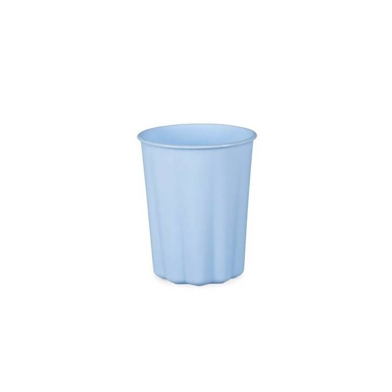 4 GOBELETS EN PLASTIQUE REUTILISABLE BLEU CIEL 220 ML