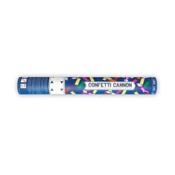 CANON A CONFETTIS ET SERPENTINS MULTICOLORES 40 CM