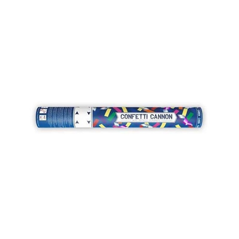 CANON A CONFETTIS ET SERPENTINS MULTICOLORES 40 CM CANON A CONFETTIS ET SERPENTINS MULTICOLORES 40 CM
