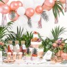 6 GOBELETS CARTON ROSE GOLD 220 ML