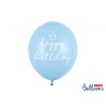 6 BALLONS BIO LATEX HAPPY BIRTHDAY COULEUR BLEU CIEL ECRITURE BLANC 30 CM 