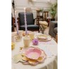 3 BOULES D'HORTENSIA A SUSPENDRE JAUNE, LILAS ET ROSE 6.5 CM 