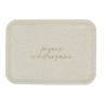 3 PLATEAUX GOLD'N AGE EFFET LIN ET OR 35 X 25.5 CM 