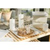 3 PLATEAUX GOLD'N AGE EFFET LIN ET OR 35 X 25.5 CM 