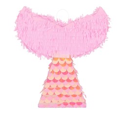 PINATA QUEU DE SIRENE ROSE 40 X 45 X 9 CM 