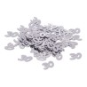 CONFETTIS DE TABLE PAPIER ARGENT 30 ARGENT 17G