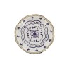 8 ASSIETTES DOLCE VITE BLEU ROI, BLANC ET OR 18 CM 