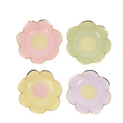 6 BOLS FLEURS 4 COLORIS ASSORTIS 13.5 CM 