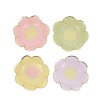 6 BOLS FLEURS 4 COLORIS ASSORTIS 13.5 CM 