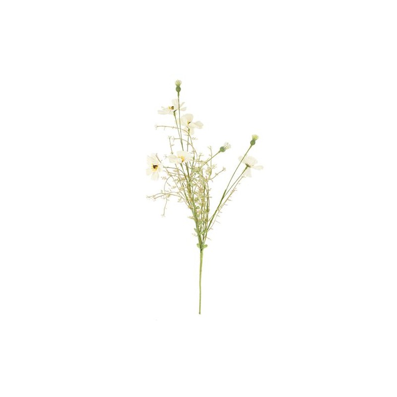 BOUQUET DE FLEURS DES CHAMPS CREME 55 CM 