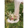 BOUQUET DE FLEURS DES CHAMPS CREME 55 CM 