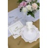 10 CONFETTIS BAPTEME OR ET ROSE