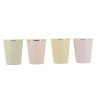 8 GOBELETS VICHY 4 COLORIS ASSORTIS 255 ML 