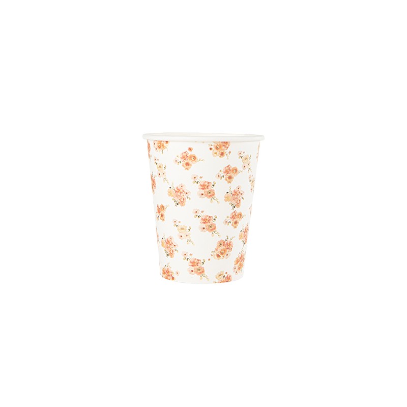 8 GOBELETS PEACHY ROSE, PECHES ET IVOIRE 255 ML 8 GOBELETS PEACHY ROSE, PECHES ET IVOIRE 255 ML