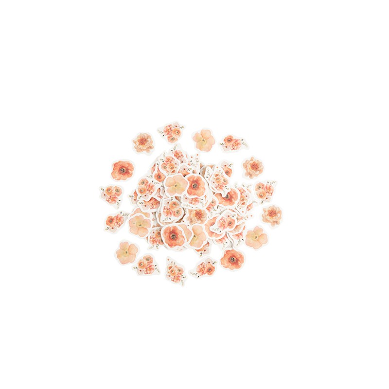 100 CONFETTIS PEACHY ROSE, PECHE ET IVOIRE DE 2 A3.5 CM 100 CONFETTIS PEACHY ROSE, PECHE ET IVOIRE DE 2 A3.5 CM