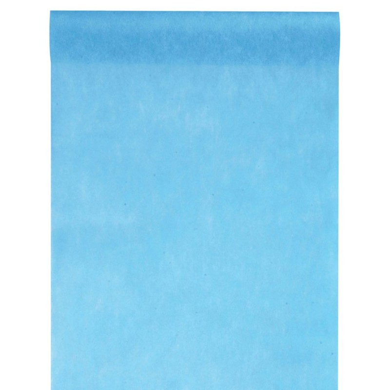 CHEMIN DE TABLE BLEU TURQUOISE 30 CM X 10 METRES CHEMIN DE TABLE BLEU TURQUOISE 30 CM X 10 METRES
