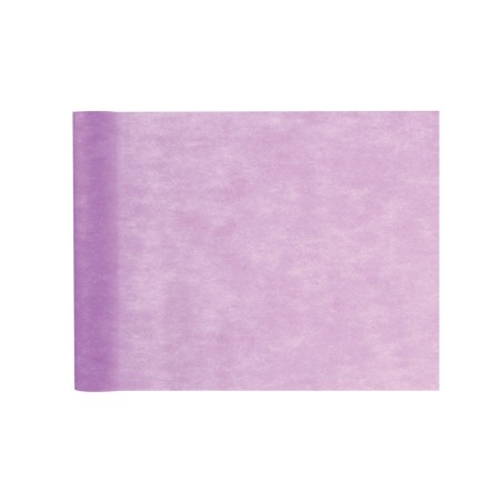 CHEMIN DE TABLE LILAS OU LAVANDE 30 CM X 10 METRES 