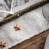 12 ETOILES DE MER ADHESIVES IVOIRE 2 CM 