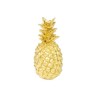 ANANAS DECORATIF EN RESINE DORE 18 CM 