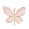10 SERVIETTES FAIRY WORLD ROSE PASTEL ET LILAS 33 X 33 CM 3 PLIS