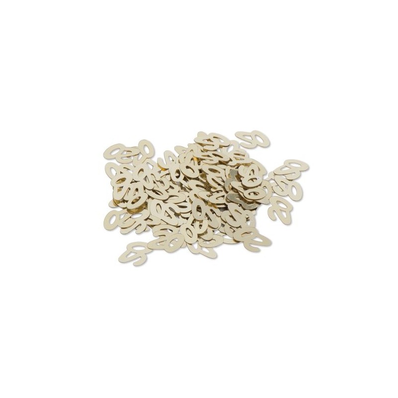 CONFETTIS DE TABLE PAPIER ARGENT 20 OR 17G CONFETTIS DE TABLE PAPIER ARGENT 20 OR 17G