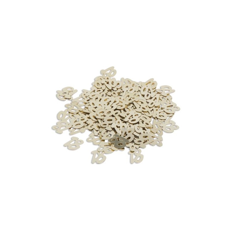 CONFETTIS DE TABLE PAPIER ARGENT 18 OR 17G CONFETTIS DE TABLE PAPIER ARGENT 18 OR 17G