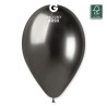 5 BALLONS BIO LATEX  COULEUR SHINY SPACE GREY 33 CM 