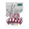 5 BALLONS BIO LATEX  COULEUR SHINY PINK OU ROSE 33 CM 