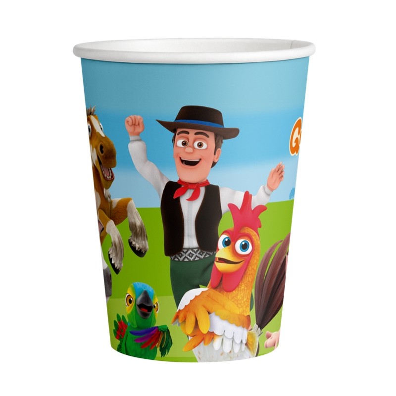 8 GOBELETS CARTON LA GRANJA OU FERME DE ZENON 8 GOBELETS CARTON LA GRANJA OU FERME DE ZENON