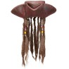 CHAPEAU TRICORNE PIRATE DES CARAIBES AVEC DREAD