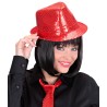 CHAPEAU BORSALINO A SEQUINS ROUGE 