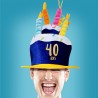 CHAPEAU ANNIVERSAIRE GATEAU 40 ANS 