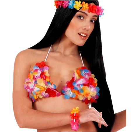 SOUTIEN GORGE HAWAI FLEURS