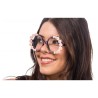 LUNETTES A FLEURS ET STRASS ROSES 14CM X 15CM X 6CM