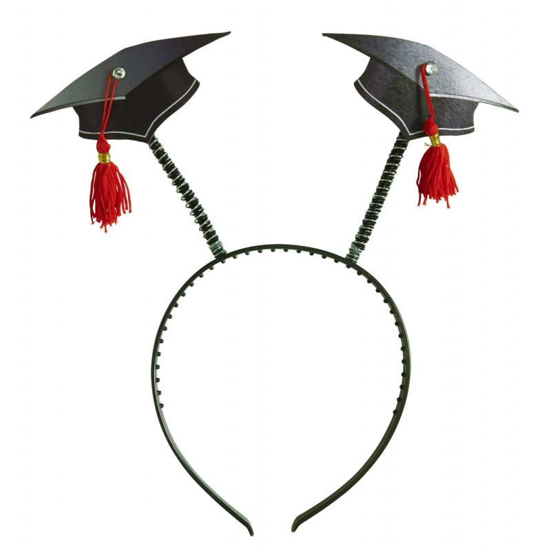 SERRE TETE DE LAUREAT AVEC 2 CHAPEAUX DE DIPLOME SERRE TETE DE LAUREAT AVEC 2 CHAPEAUX DE DIPLOME