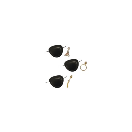 SET PIRATE ( BANDEAU ET BOUCLE D'OREILLE ) MODEL ASSORTIS
