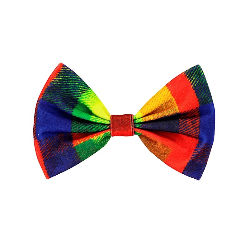 NOEUD PAPILLON CLOWN MULTICOLORE NOEUD PAPILLON CLOWN MULTICOLORE