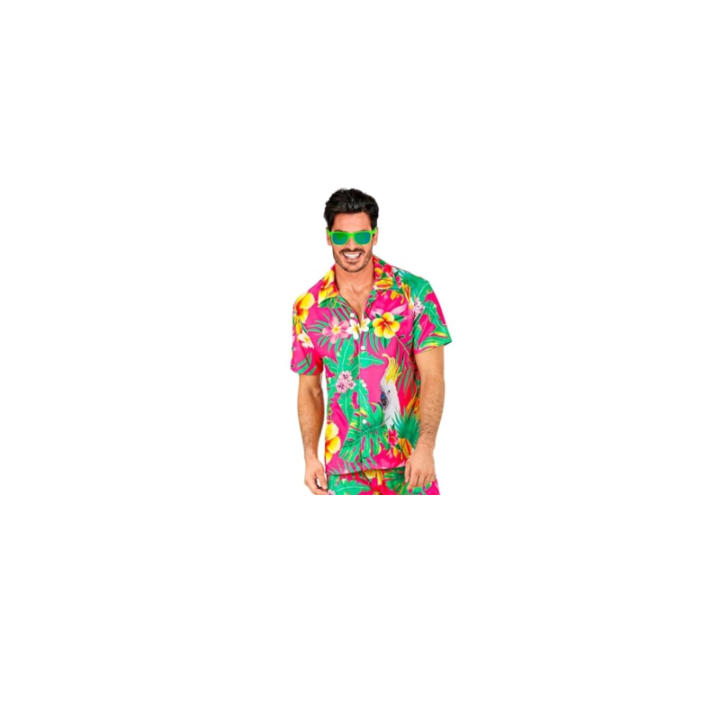 DEGUISEMENT CHEMISE HAWAIE FUSCHIA TAILLE L-XL DEGUISEMENT CHEMISE HAWAIE FUSCHIA TAILLE L-XL