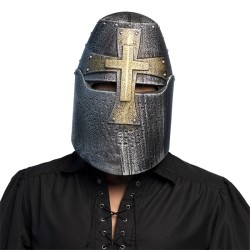 CASQUE DE CHEVALIER ARGENT 