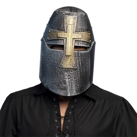 CASQUE DE CHEVALIER ARGENT 