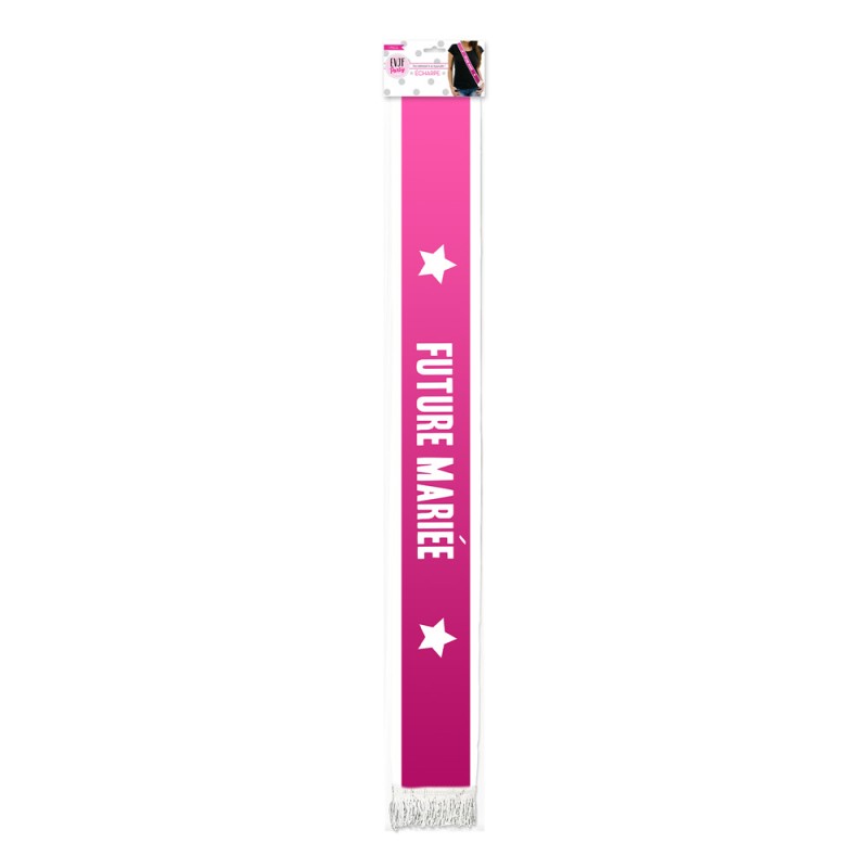 ECHARPE FILLE FIN DE CELIBAT ROSE FUTURE MARIEE