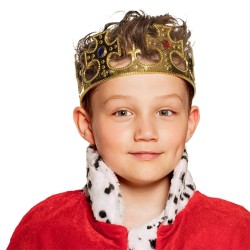COURONNE DE ROI EN PLASTIQUE REGLABLE