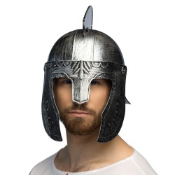 CASQUE DE CHEVALIER CROISE MEDIEVAL