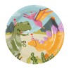8 ASSIETTES DINOSAURES DINO PARTY  23 CM